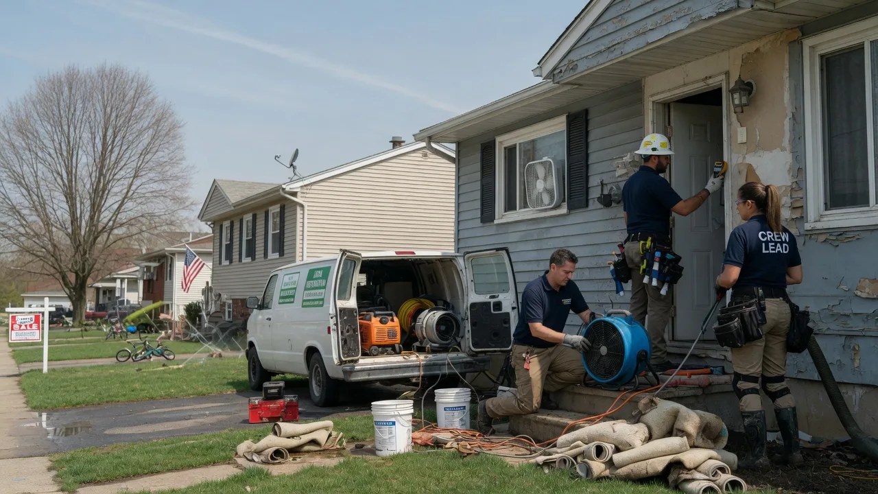 Flood Cleanup in Bridgman, MI near me